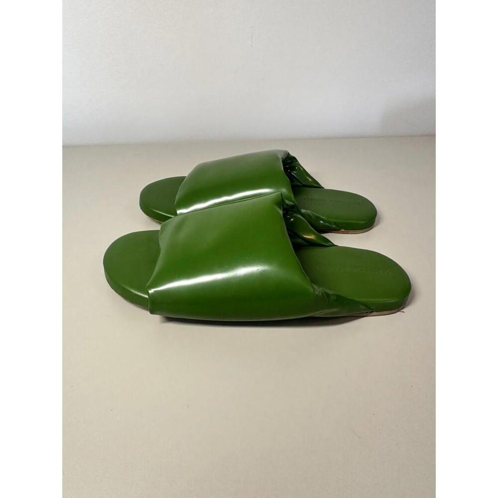 Bottega Veneta Green Cushion Slides Men US 10 - EU 43